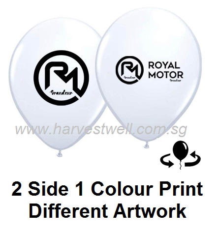 [300 pieces] Balloon Logo Printing 1 Side 1 Colour